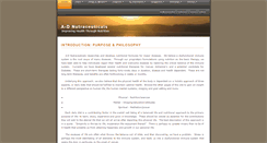 Desktop Screenshot of adnutraceuticals.com