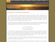 Tablet Screenshot of adnutraceuticals.com